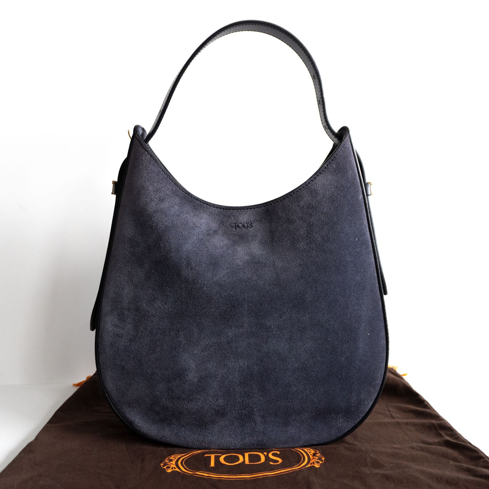 【美品】TOD'S【オーボエ スモール ショルダーバッグ】ネイビー スエード レザー s2603155 TOD'S - 【美品】TOD'S【オーボエ スモール ショルダーバッグ