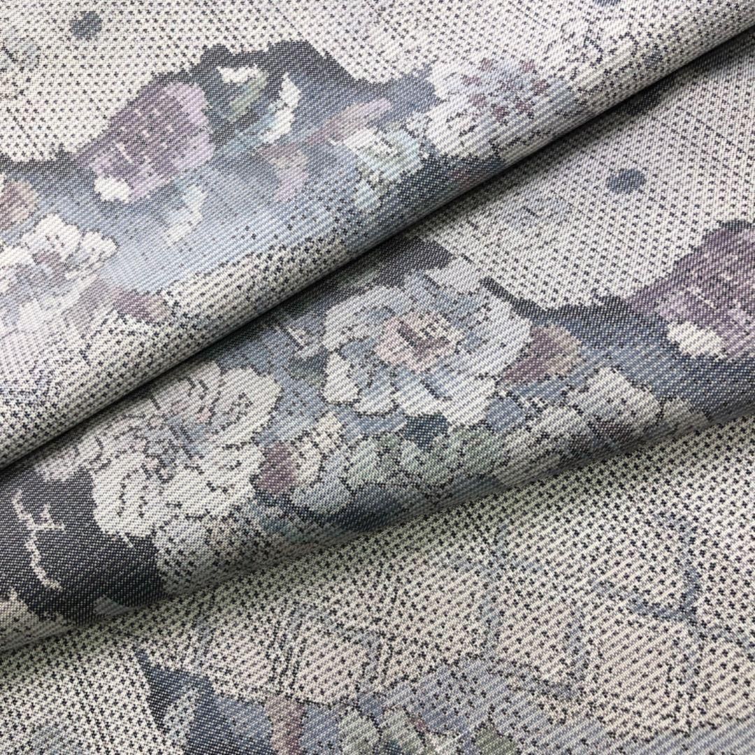 本場大島紬 白大島 辻が花 雲井鼠色 K-5316 - メルカリ