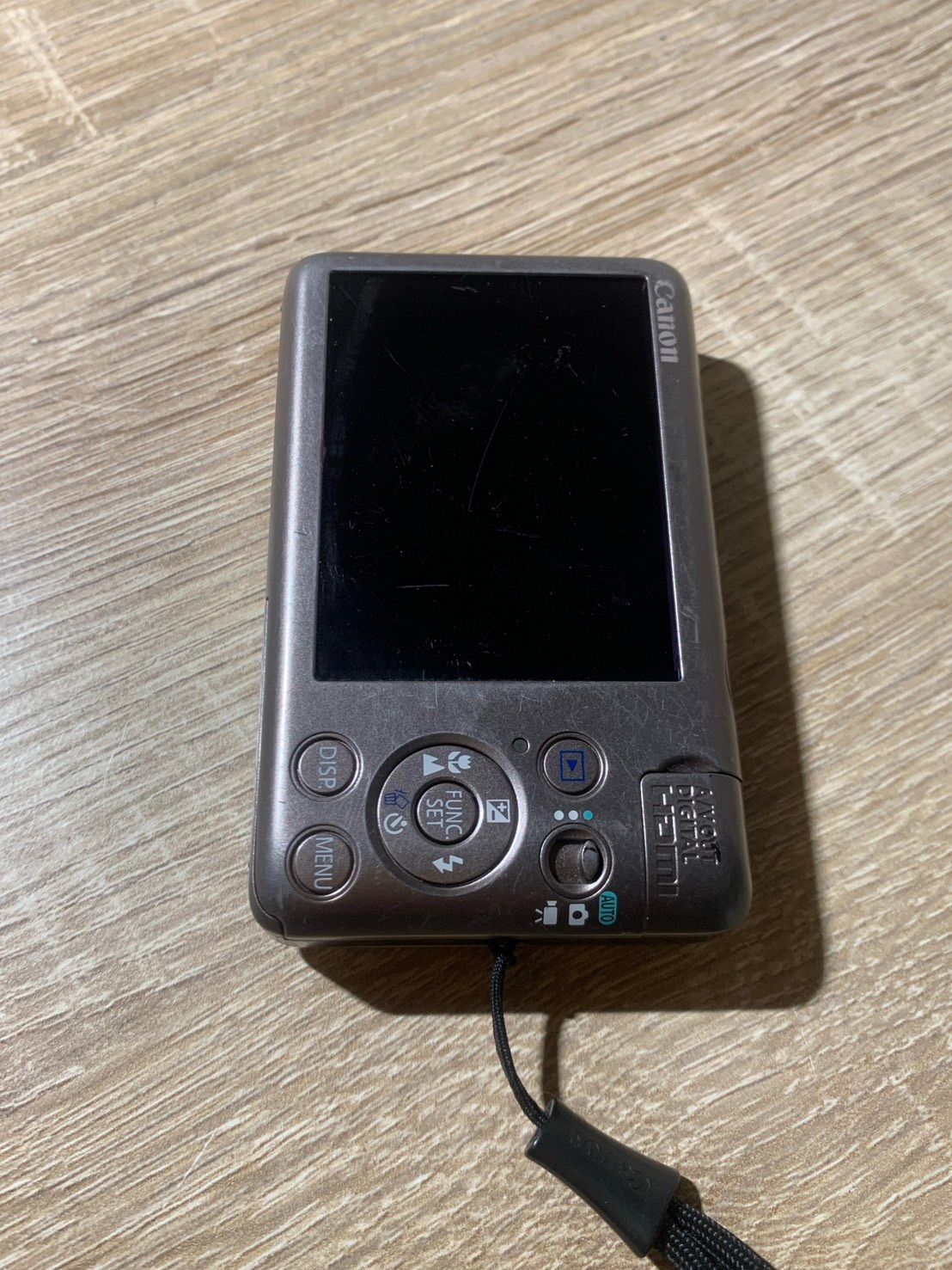 9639 Canon IXY DIGITAL 220 IS ブラウン デジカメ ジャンク品【ネ】