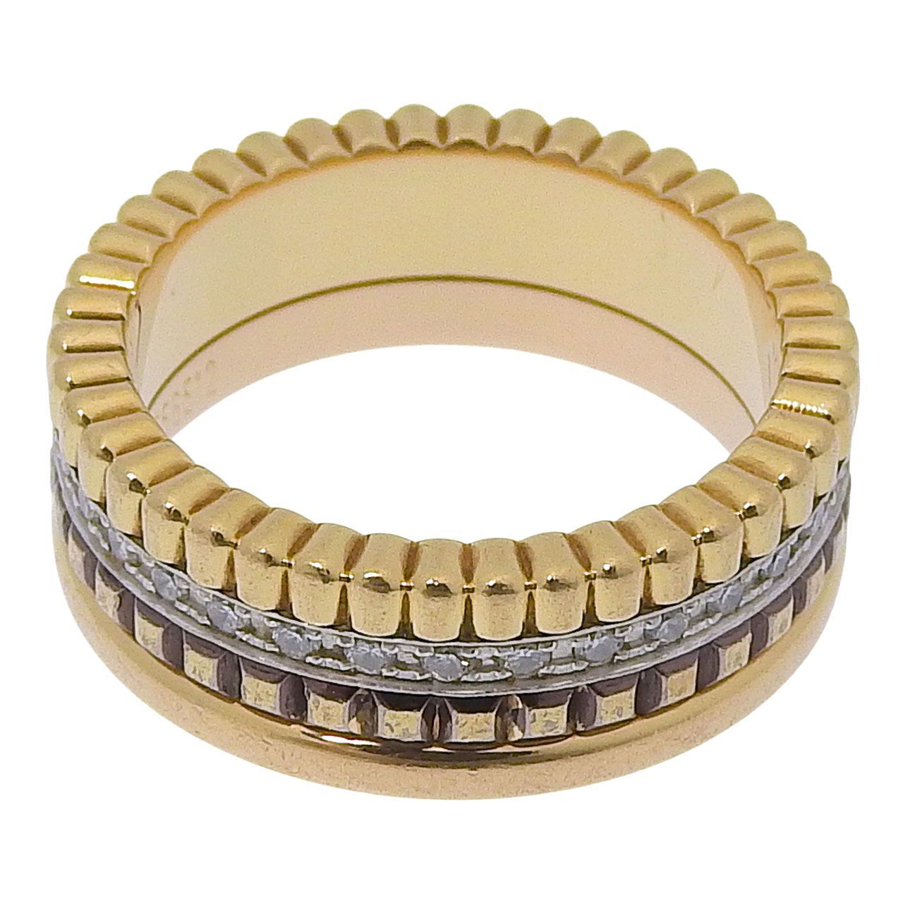 Boucheron キャトル クラシック リング PG 47 BOUCHERON ブシュロン K18 750 YG PG WG キャトル クラシック リング