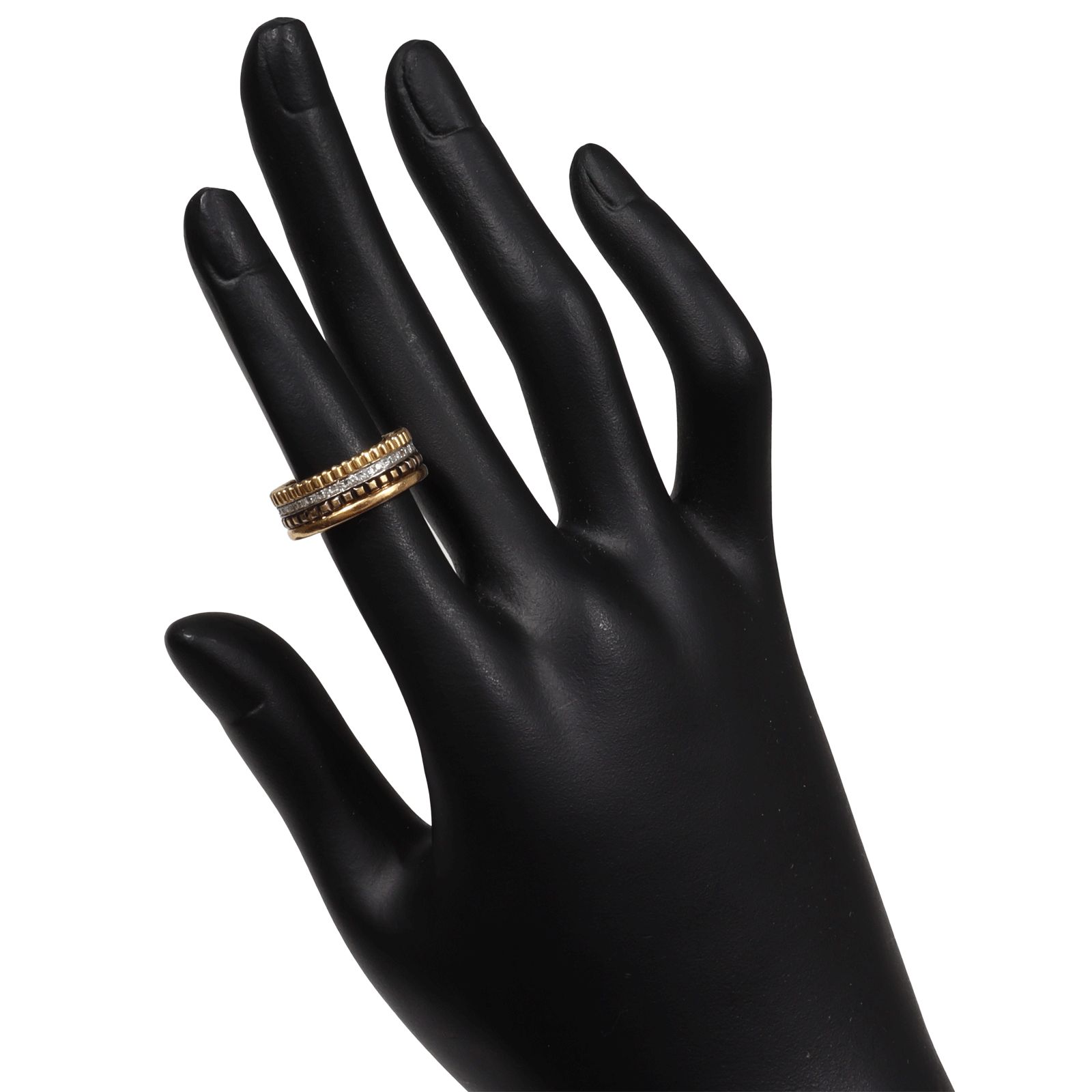 BOUCHERON ブシュロン K18 750 YG PG WG キャトル クラシック リング