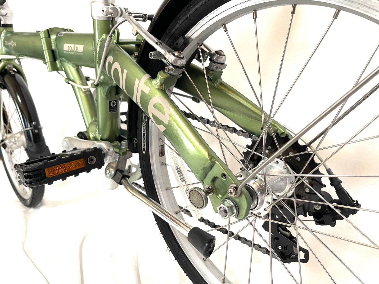 0280【即乘】送料無料 DAHON 折り畳み自転車 route USA Da SHIMANO 7速 