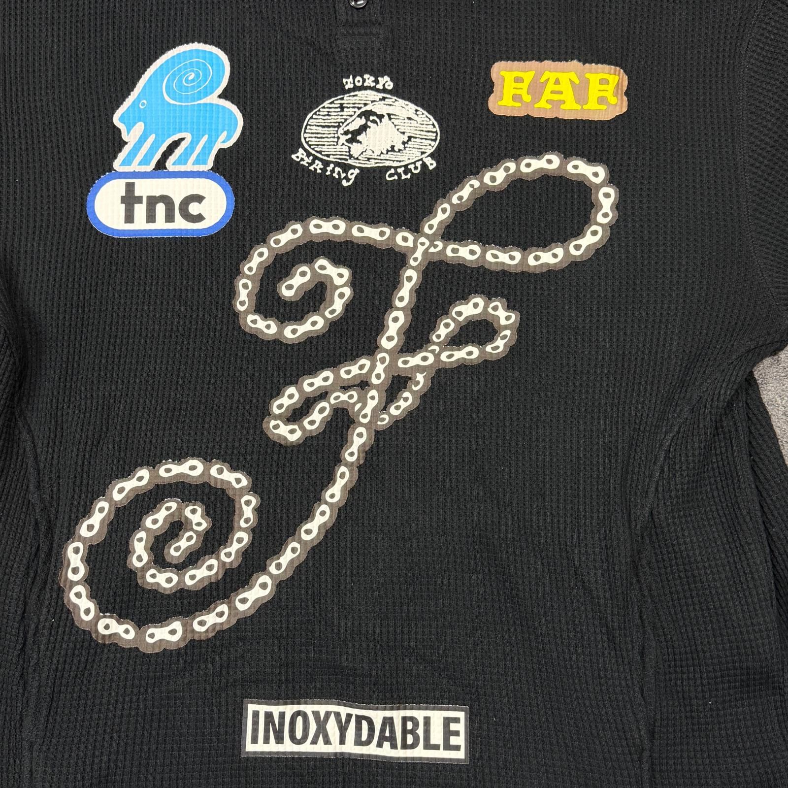 参考上代28600円 未使用 FAF(Fake As Flowers) Thermal Commercial Hoodie サーマルコマーシャルフーディー パーカー エフエーエフ(フェイクアスフラワーズ) 3121203 ブラック 2 （12203M） 参考上代28600円 未使用 FAF(Fake As Flowers) Thermal Commercial