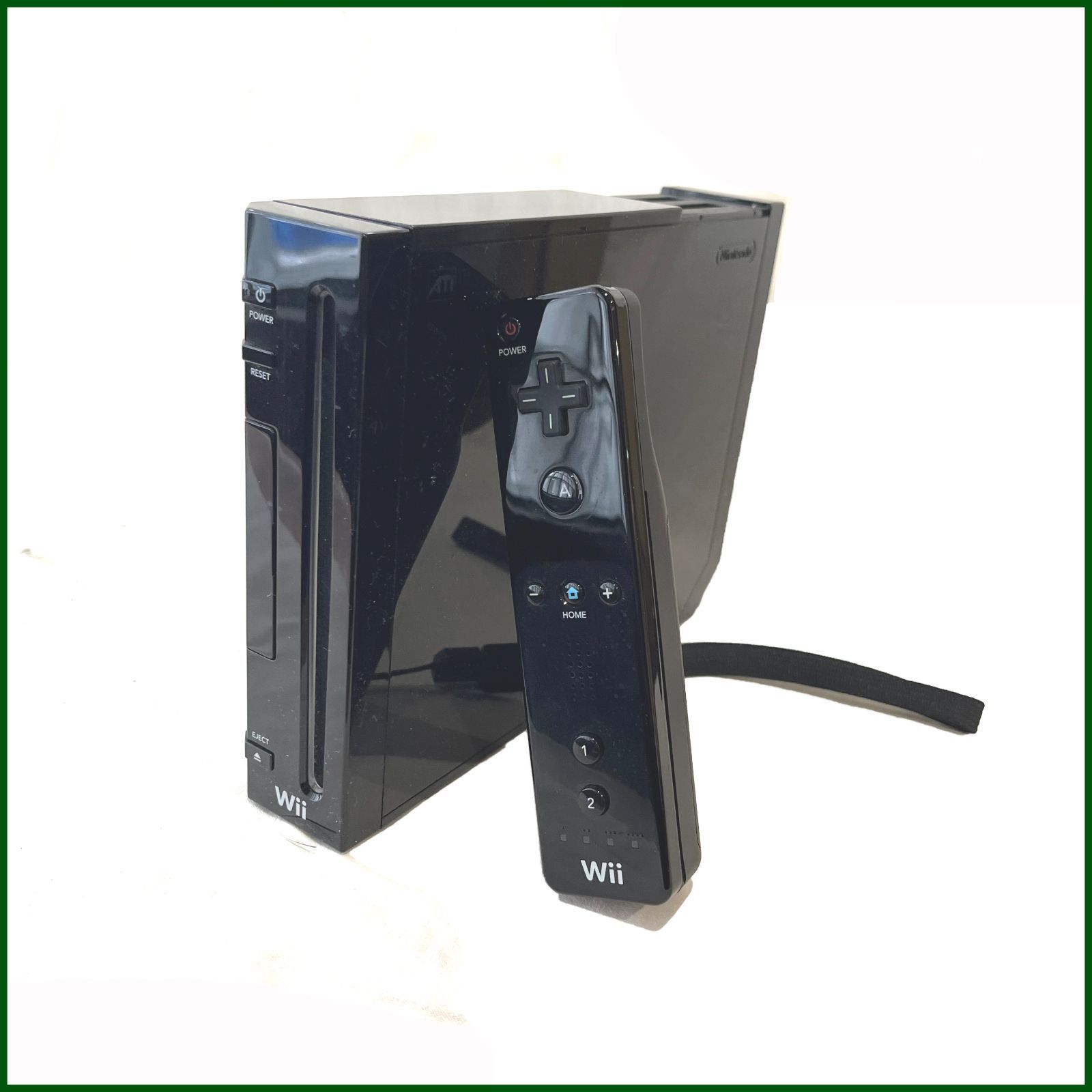 中古○任天堂○ Wii 本体 RVL-001 (JPN) リモコン ケーブル類セット 
