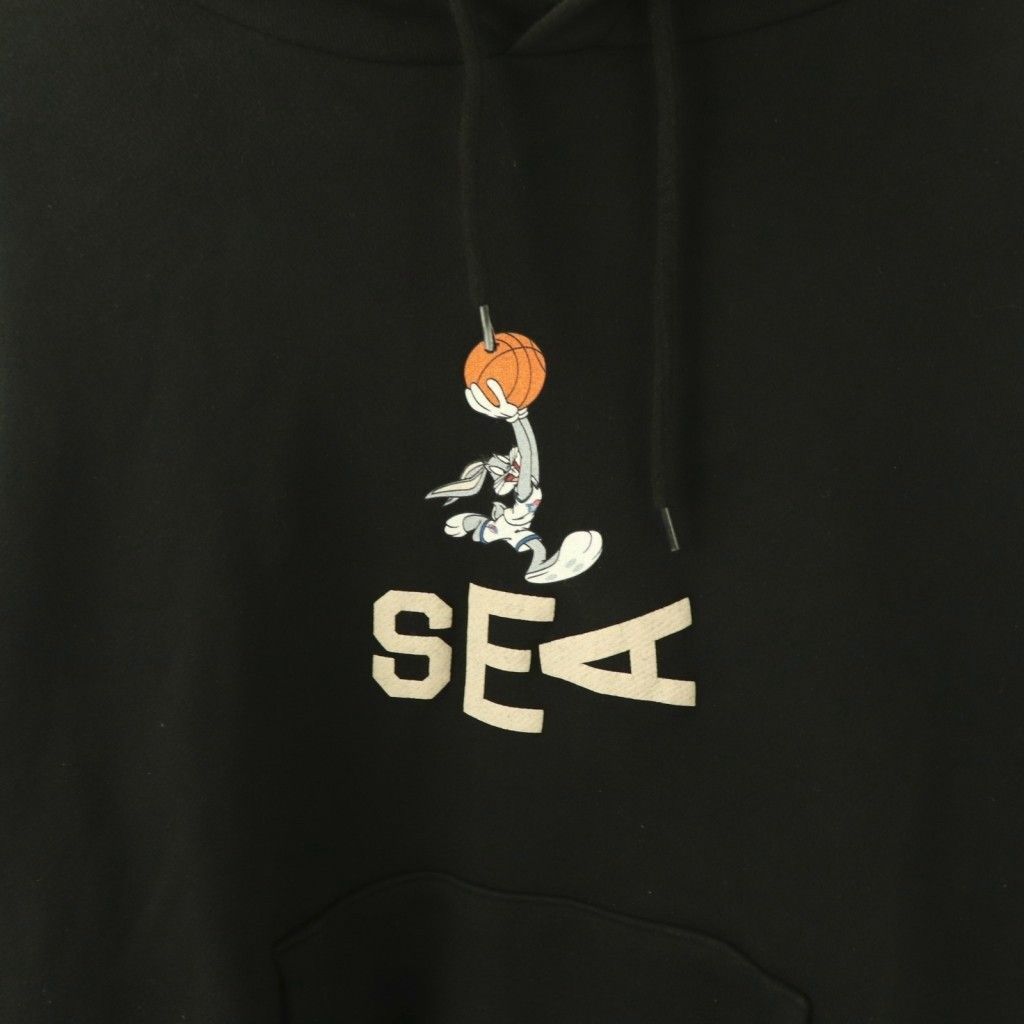ウィンダンシー SPACE JAM パーカー プルオーバー フーディー L ウィンダンシー WIND AND SEA SPACE JAM パーカー プルオーバー