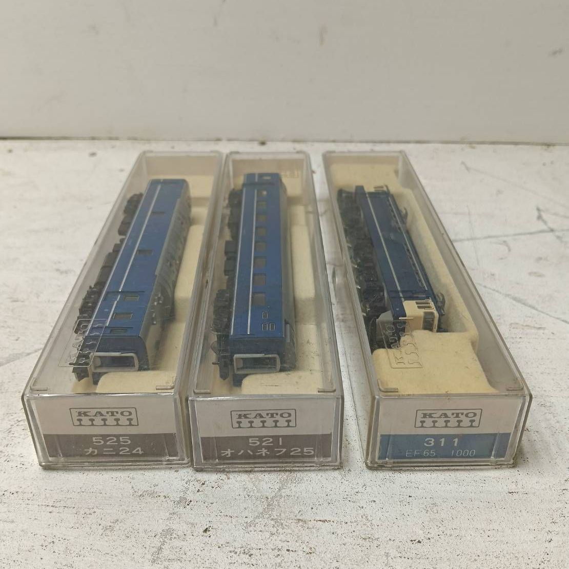 SALE【KATO】Nゲージ ブルートレイン 3両セット（EF65 1000/オハネフ25