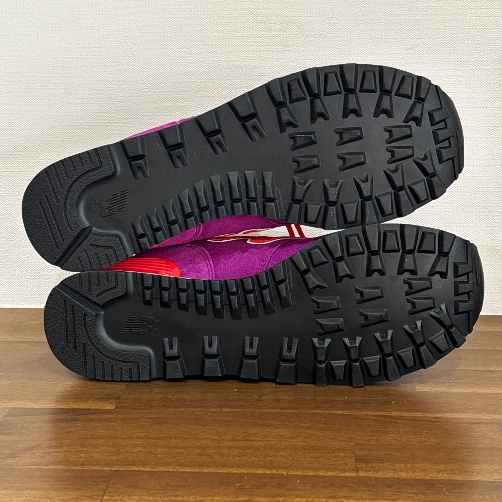 NewBlance ニューバランス メンズ スニーカー 28cm 574 パープル 紫 赤 