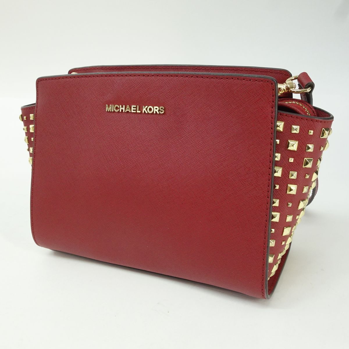 マイケルコース 2WAY ハンドバッグ ショルダーバッグ レザー レッド MICHAEL KORS 2WAY ハンドバッグ ショルダーバッグ 斜め掛け