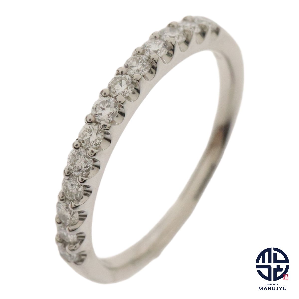 ヴァンドーム ハーフエタニティ プラチナ ダイヤ リング 0.23ct 7号 