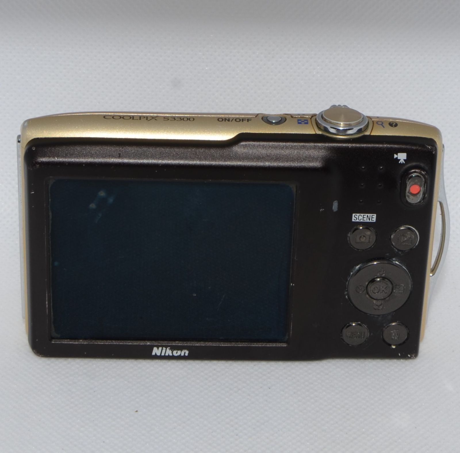 NIKON ニコン COOLPIX S3300 ゴールド (ジャンク) - メルカリ