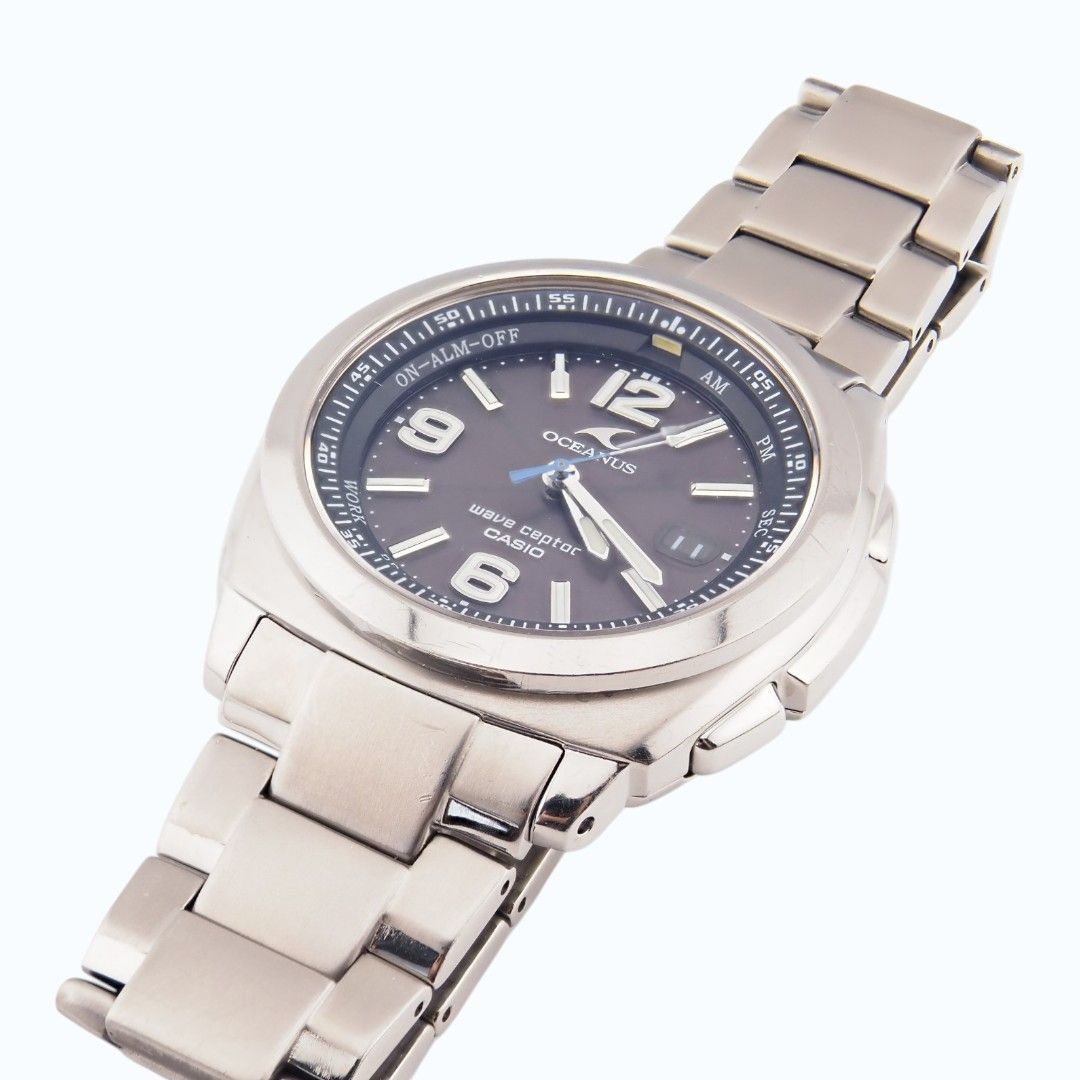 中古】CASIO OCEANUS OCW-110TDJ-1AJF カシオ オシアナス チタン 電波