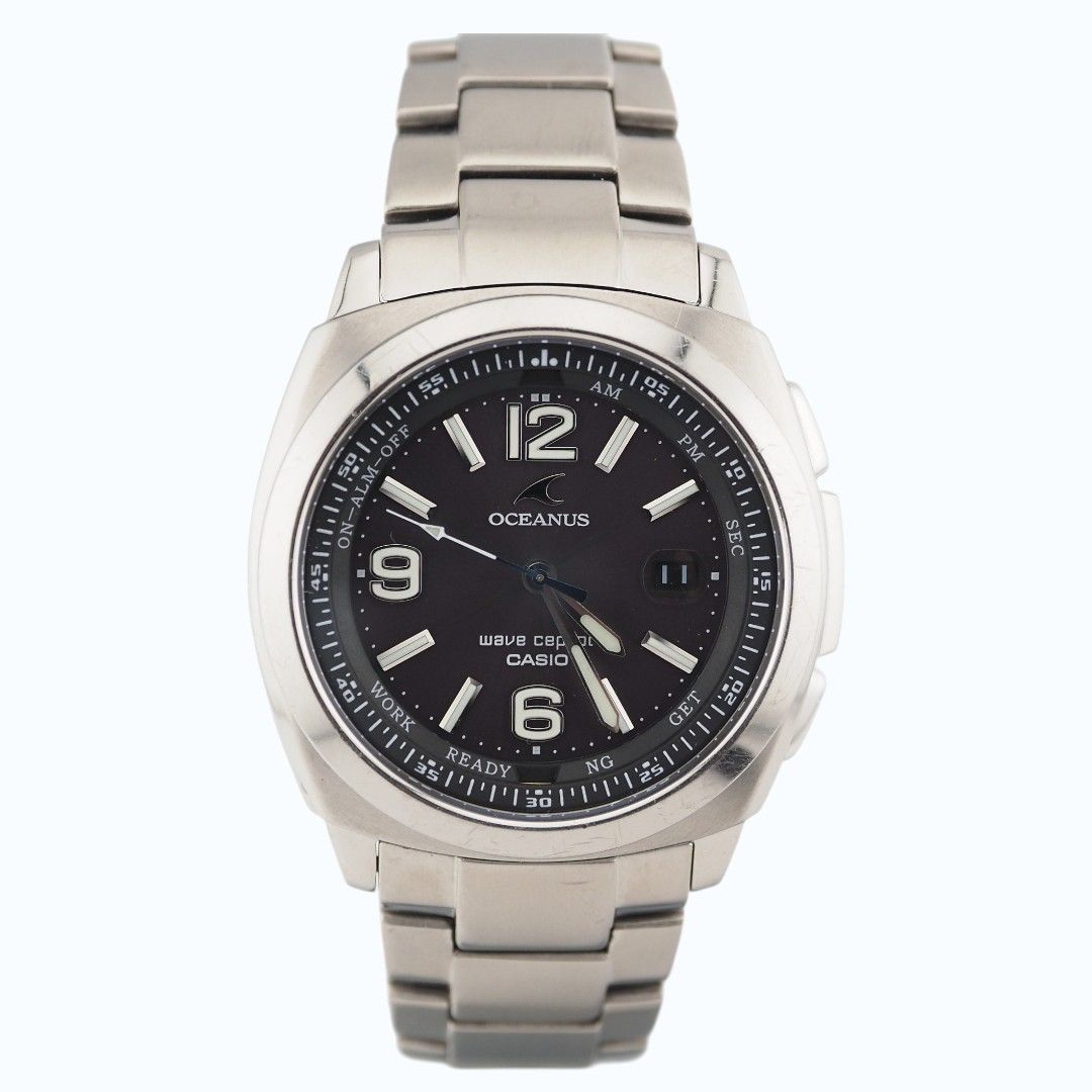 中古】CASIO OCEANUS OCW-110TDJ-1AJF カシオ オシアナス チタン 電波