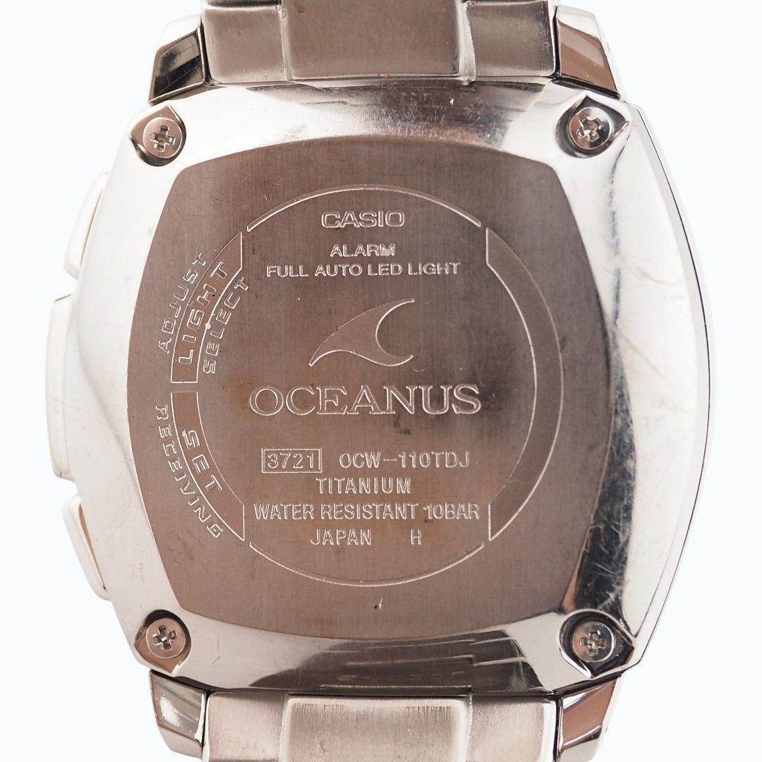 中古】CASIO OCEANUS OCW-110TDJ-1AJF カシオ オシアナス チタン 電波