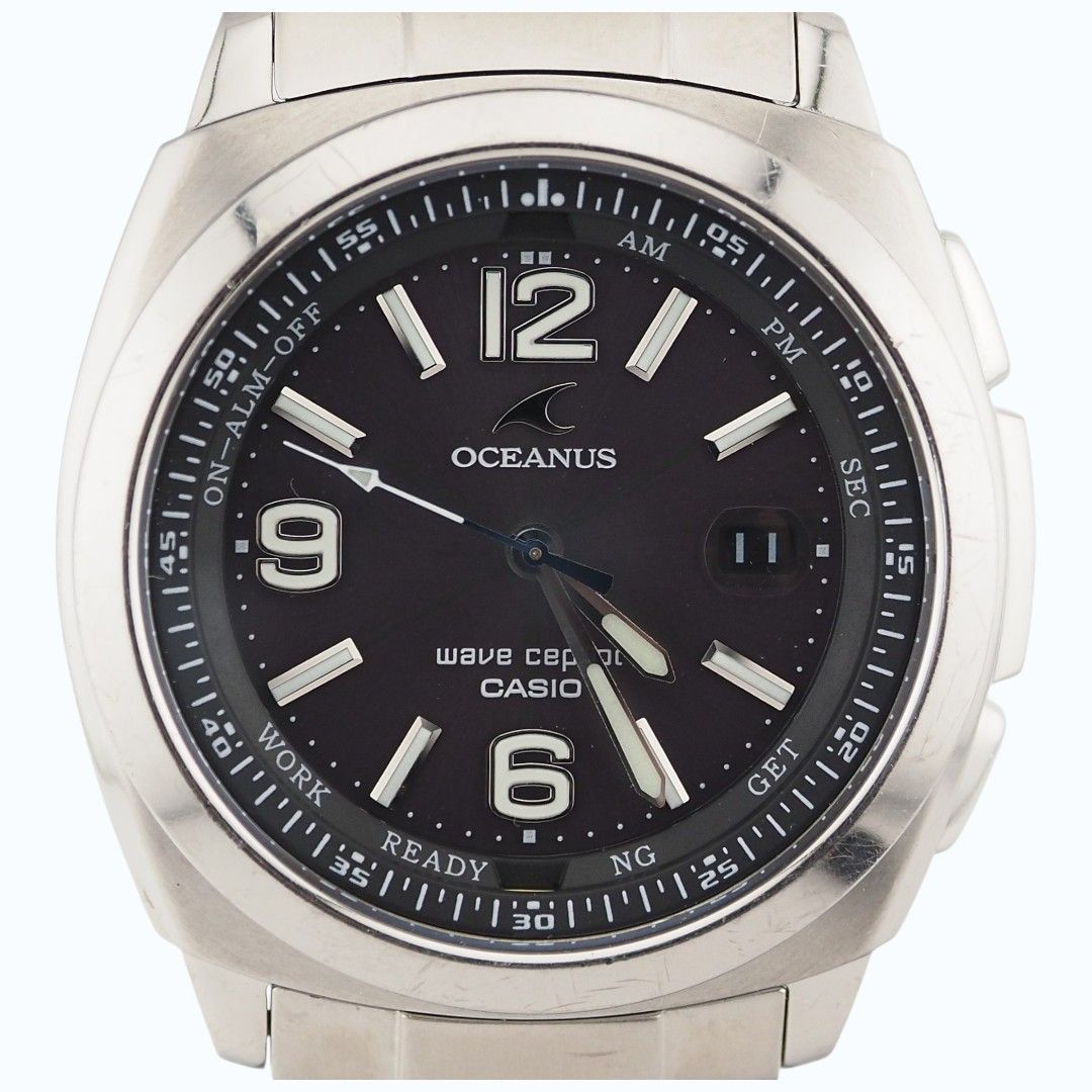 中古】CASIO OCEANUS OCW-110TDJ-1AJF カシオ オシアナス チタン 電波