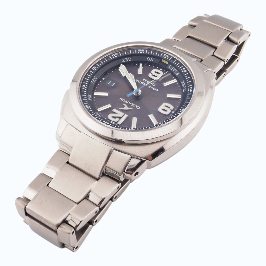中古】CASIO OCEANUS OCW-110TDJ-1AJF カシオ オシアナス チタン 電波