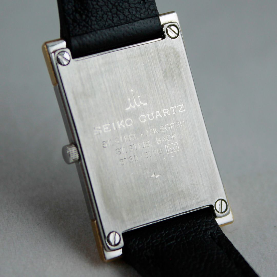 TTS-54 SEIKO CREDOR 6730-5720 レディース クォーツ レクタンギュラー