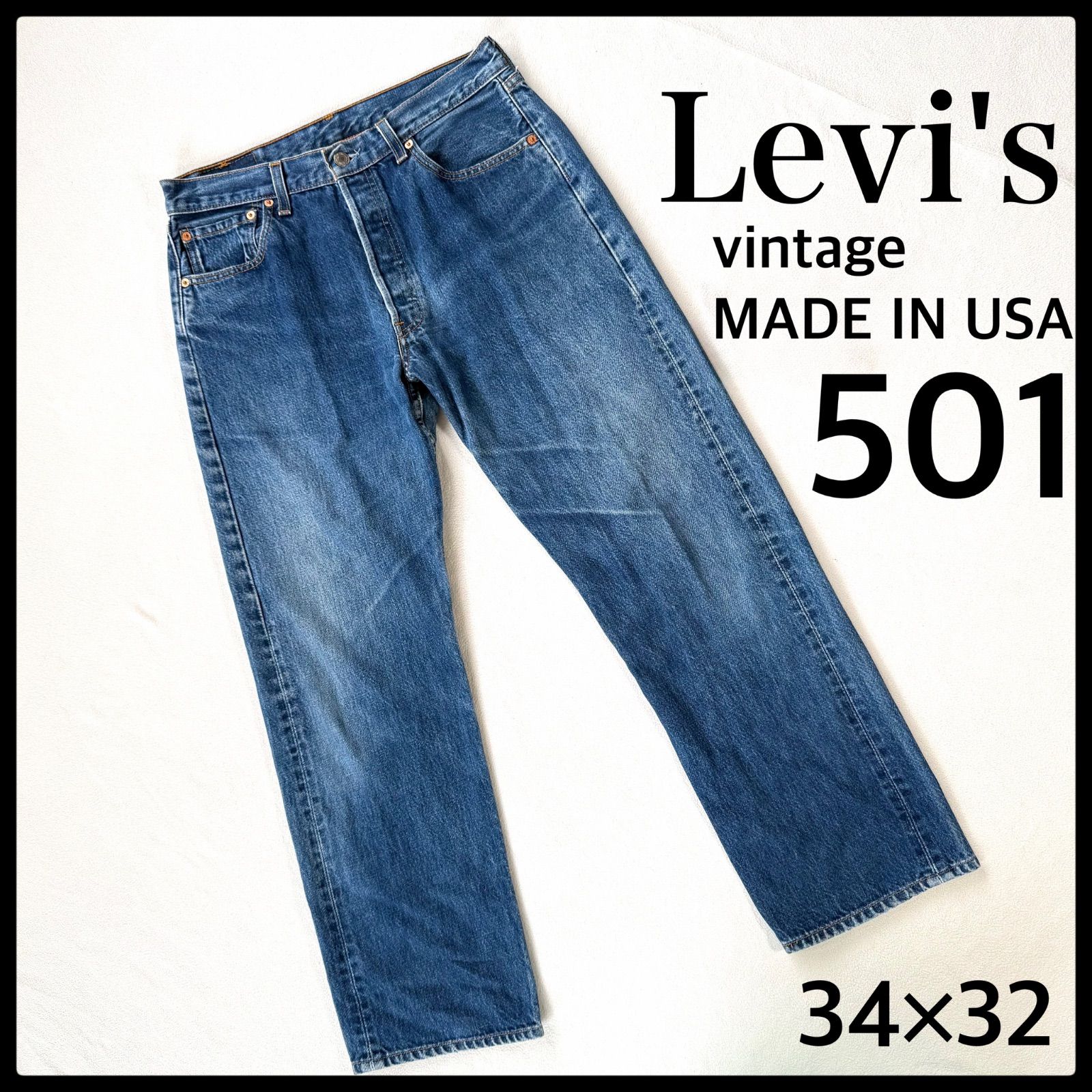 希少USA製】90s Levi's 501 W36 濃紺 ボタン裏553 刻印 | ヤマダウェブコム