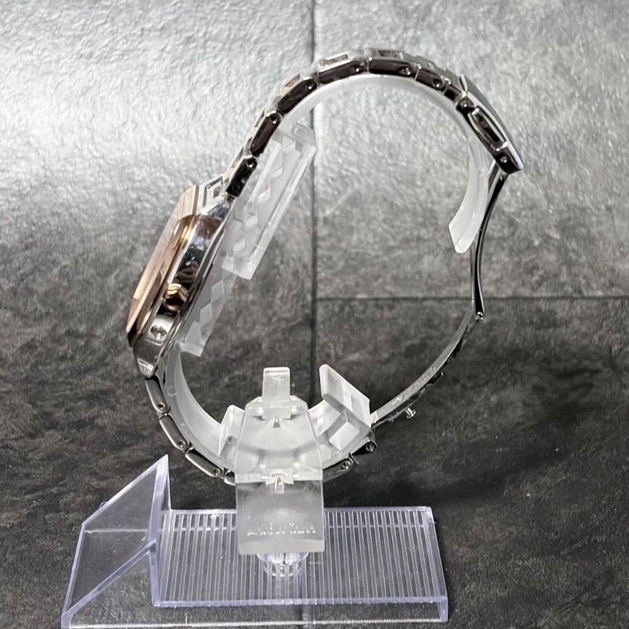 セイコー ルキア 1B22-0BB0 電波ソーラー ピンク文字盤 稼働品【SEIKO 