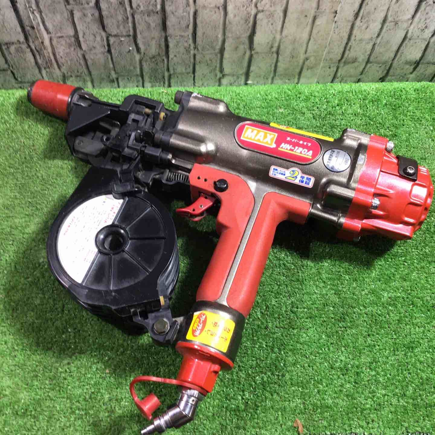 ◇マックス(MAX) 高圧コンクリート用エア釘打ち機 HN-120A【川口店 