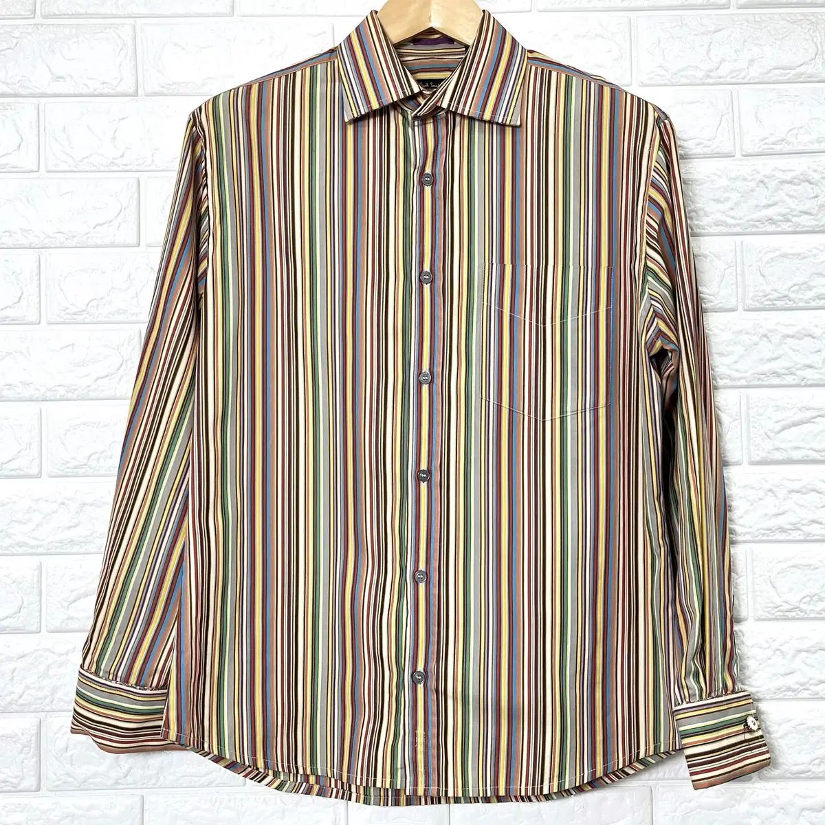 極美品/XLサイズ ○Paul Smith ポールスミス 長袖 シャツ マルチ 