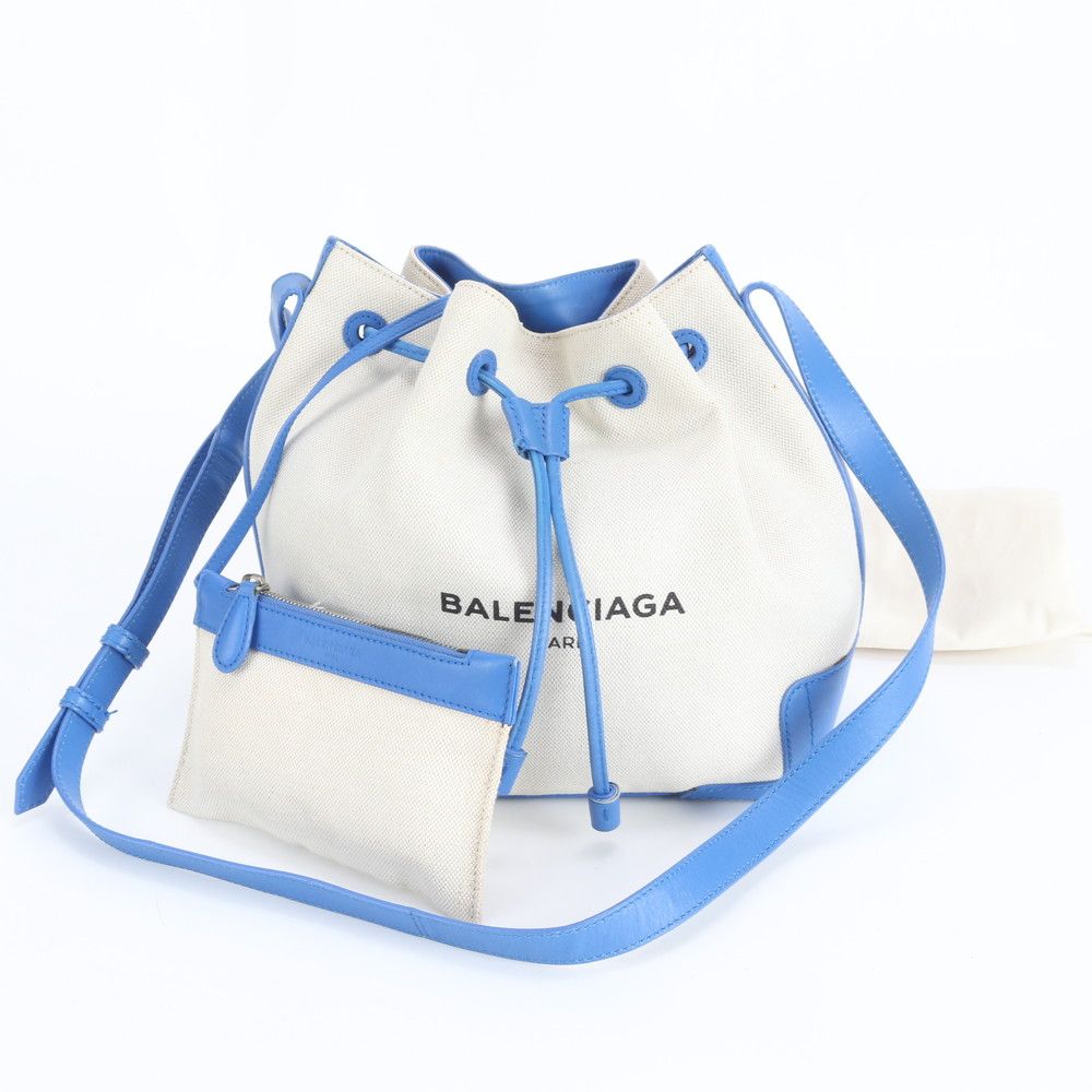 BALENCIAGA バケットバッグ ネイビー BALENCIAGA（バレンシアガ 