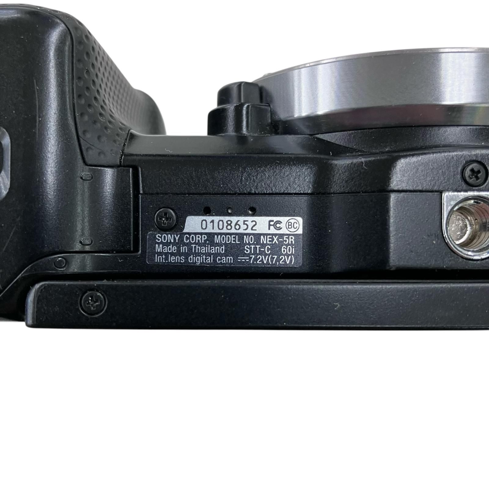 186000 現状品 sonny ソニー ミラーレス一眼 α NEX-5R ブラック - メルカリ