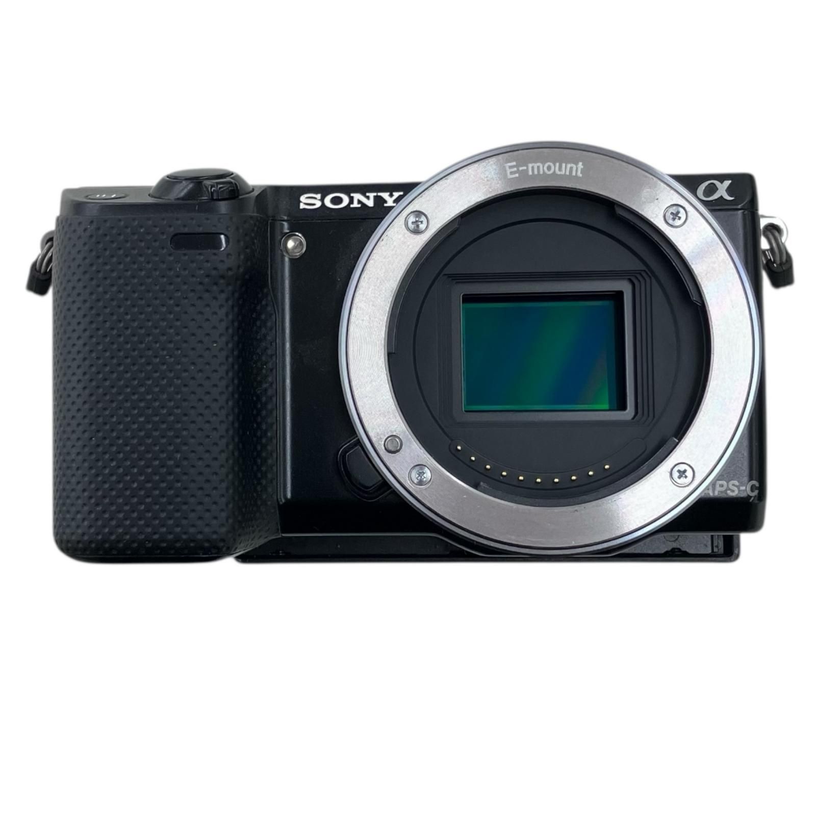186000 現状品 sonny ソニー ミラーレス一眼 α NEX-5R ブラック - メルカリ