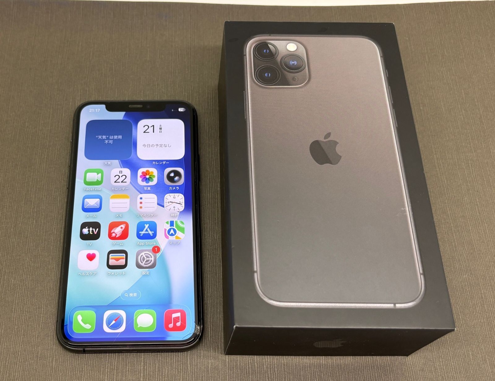 ジャンク】iPhone11 Pro 256GB スペースグレイ docomo -MI54- - メルカリ