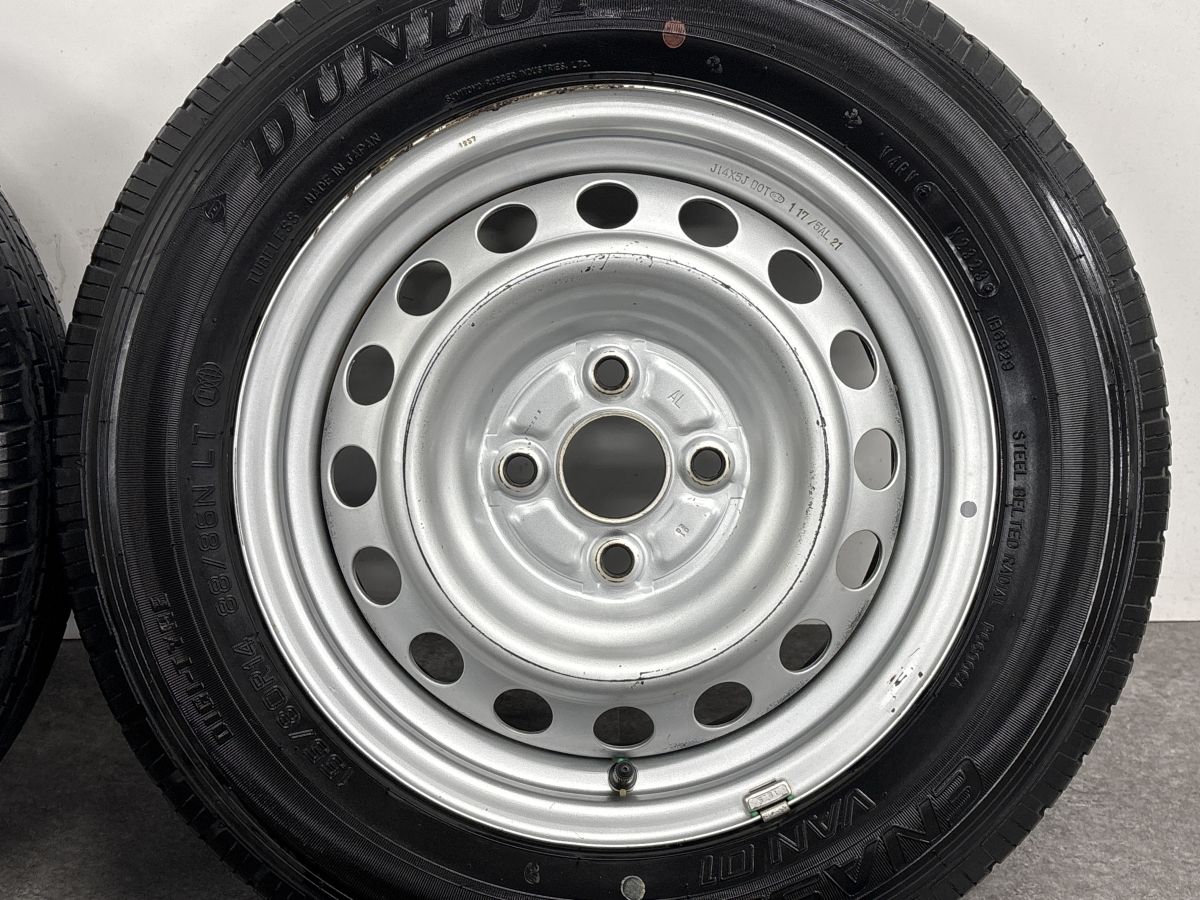 交換用に】トヨタ プロボックス 純正 14in 5J +39 PCD100 ダンロップ 