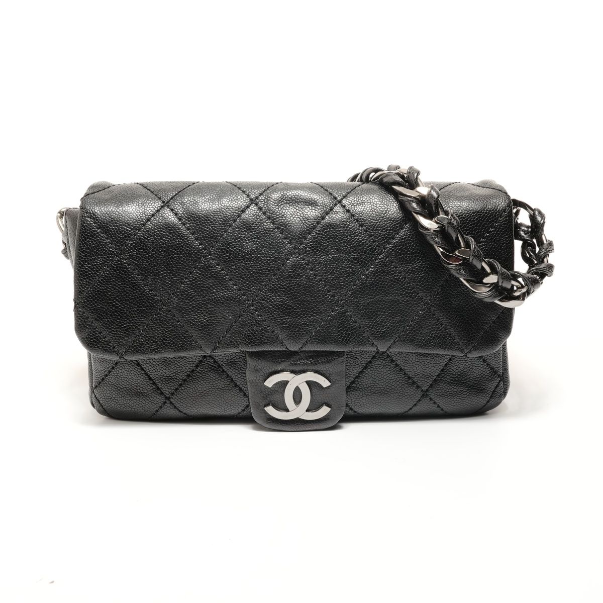 CHANEL シャネル ショルダーバッグ 11番台 ココマーク キャビアスキン 