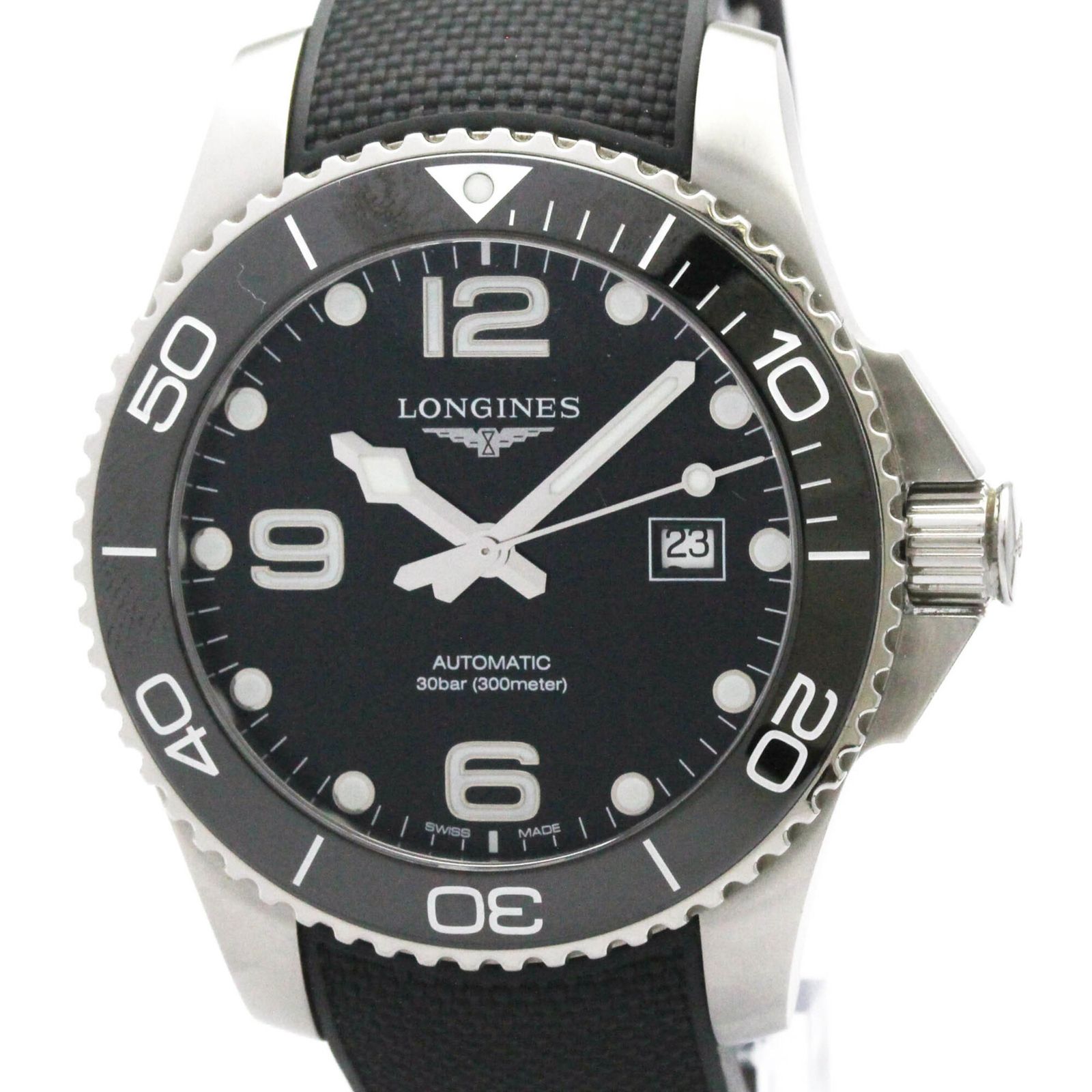 ロンジン (LONGINES) ハイドロコンクエスト クロノグラフ ステンレス 