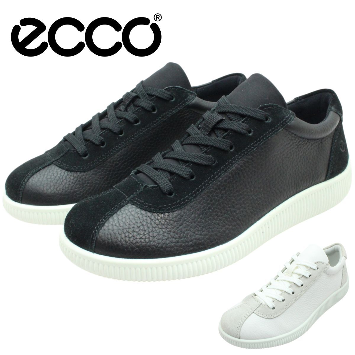 エコー ECCO レディース レザー スニーカー SOFT ZERO 220253 