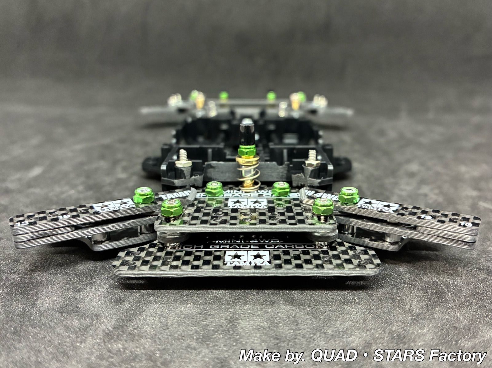 ミニ四駆・カスタムパーツ】MEシャーシ用 2軸ATピボットバンパー＋