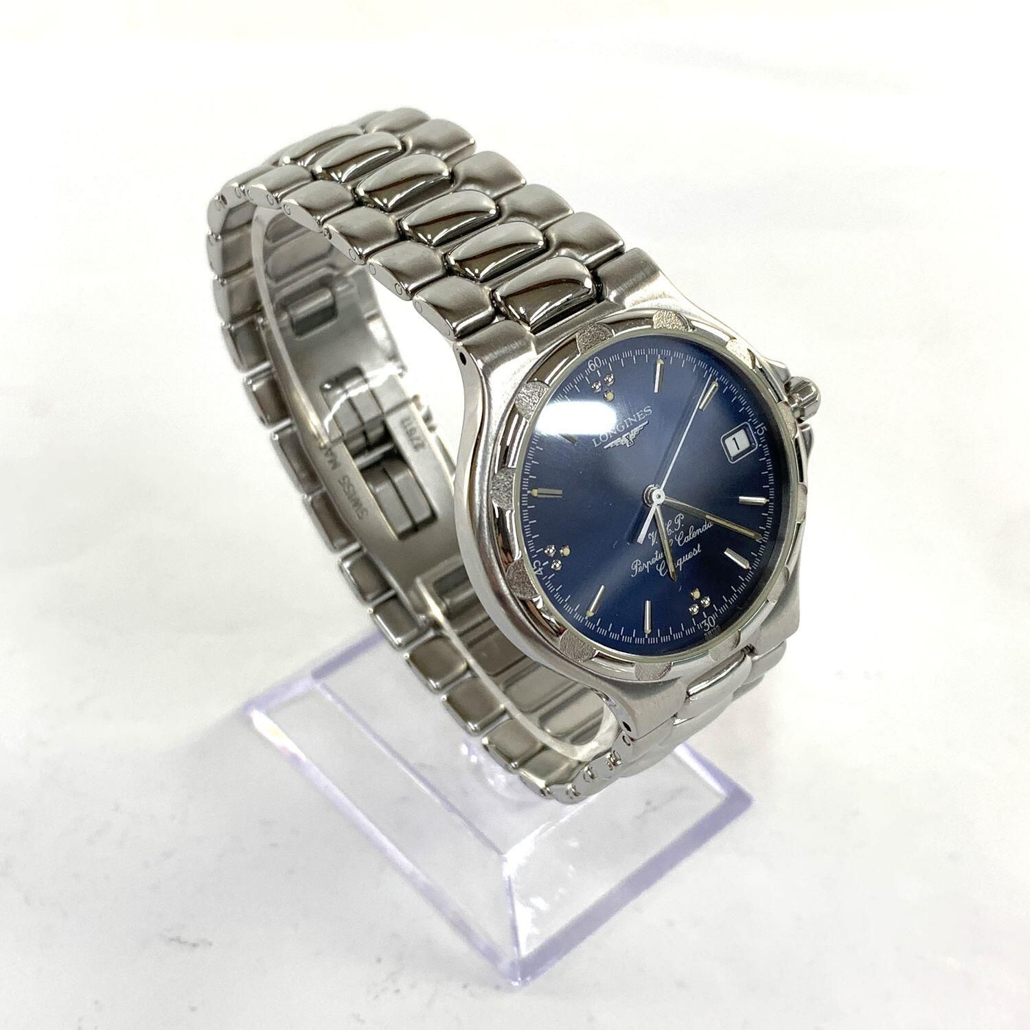 ジャンク LONGINES CONQUEST PERPETUAL V.H.P. 200M ロンジン コン 