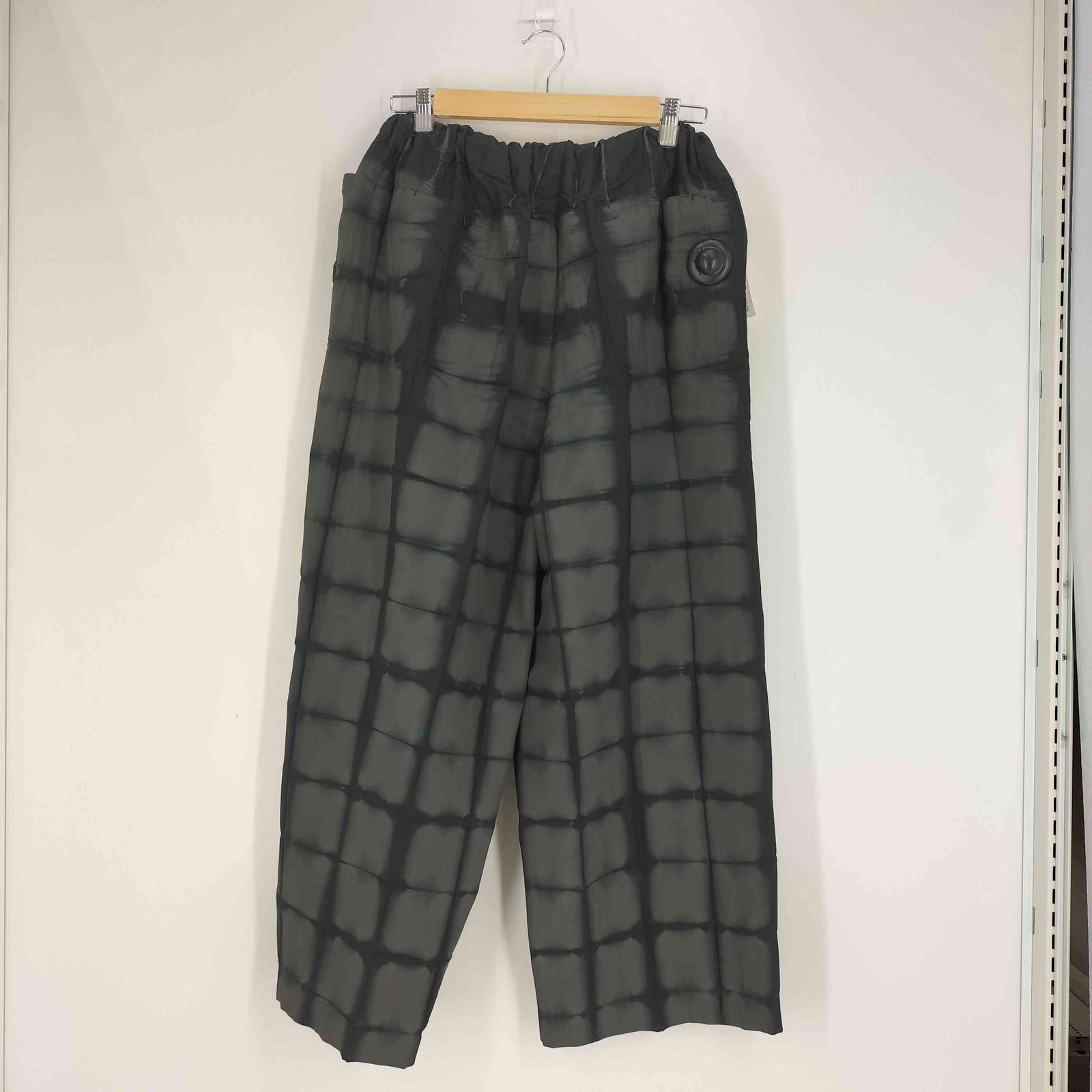 イッセイミヤケメン ISSEY MIYAKE MEN 13SS 黒タグ 後染め 絞り加工 