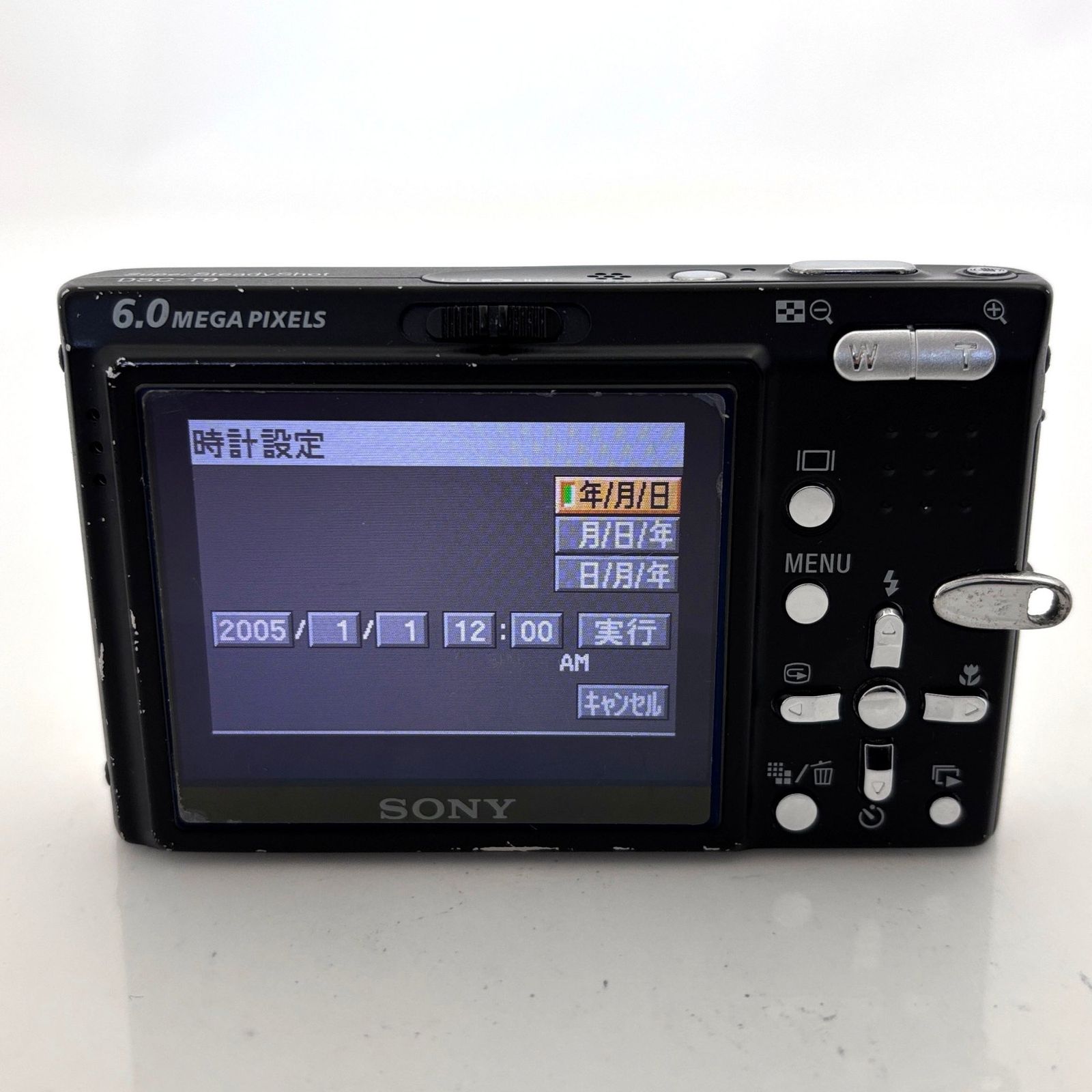 ソニー】SONY Cyber-shot DSC-T9 コンパクトデジタル +バッテリー 
