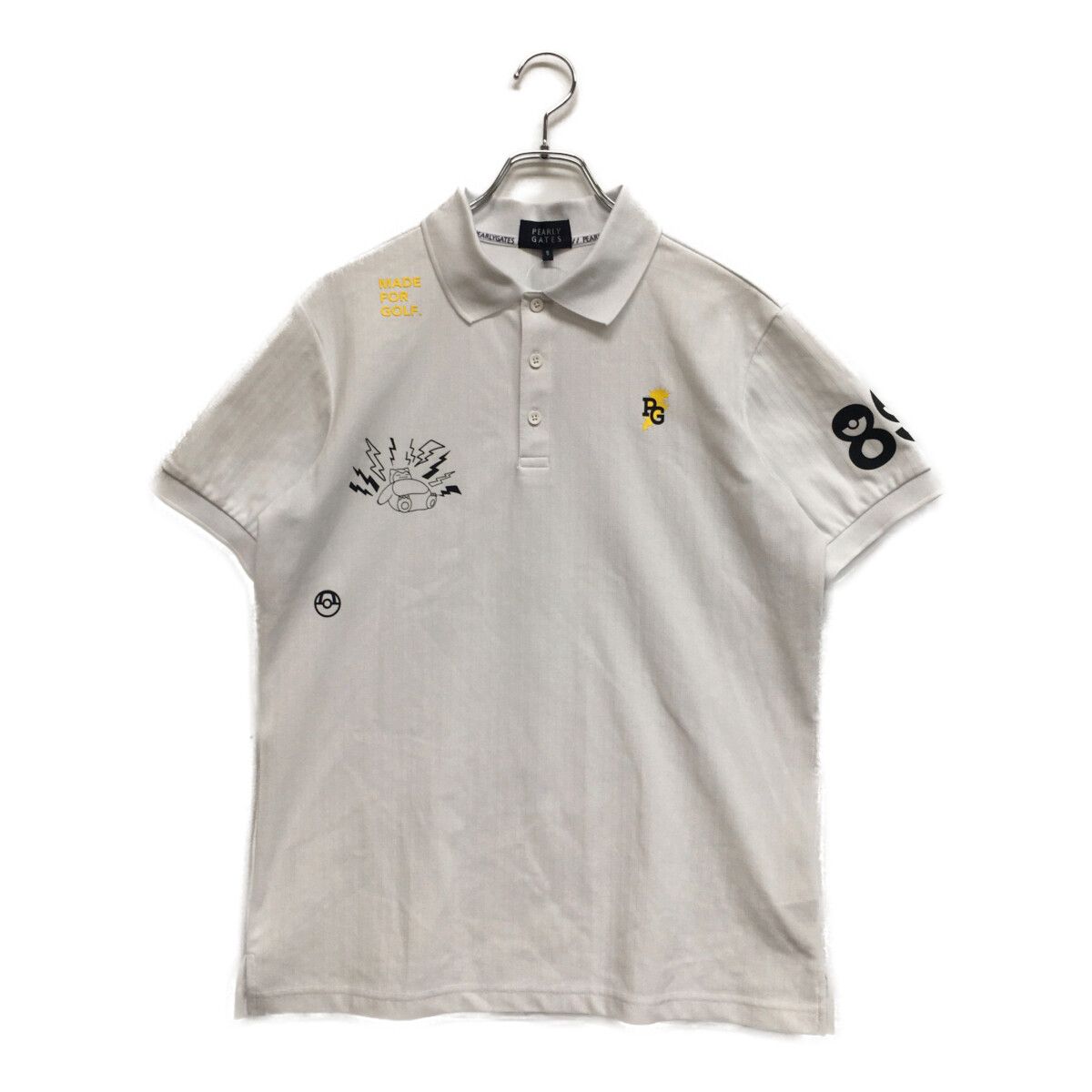 中古 メンズ パーリーゲイツ PEARLY GATES 半袖ポロシャツ 5(L) 白
