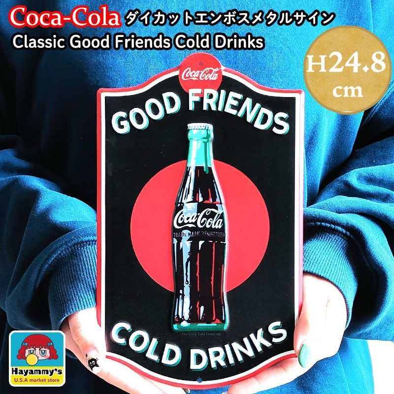 ブリキ看板 COCA-COLA 壁飾り プレート コカコーラ アメリカン 雑貨 