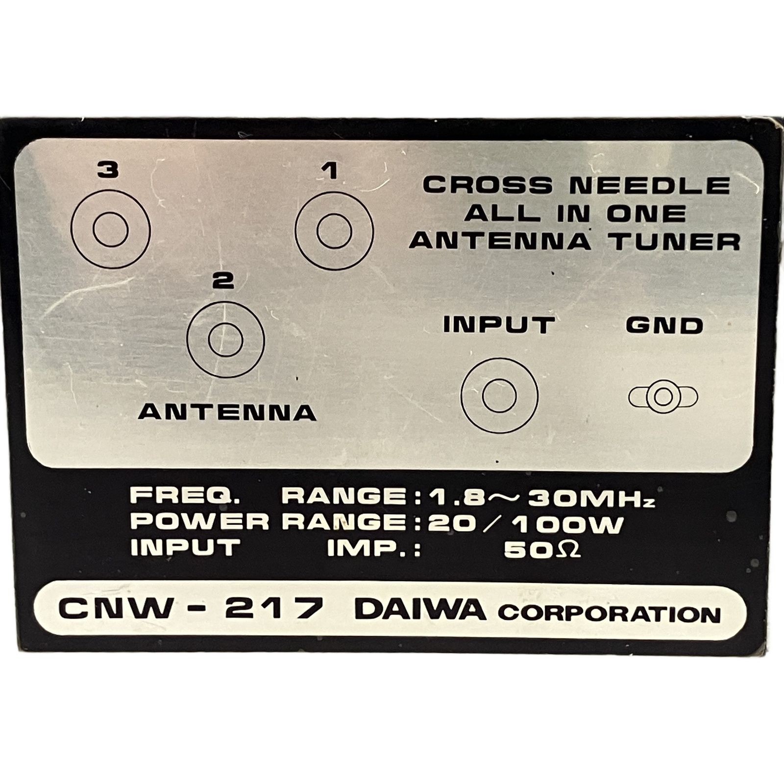 DAIWA CNW-217 アンテナチューナー ダイワ アンテナチューナーの主要