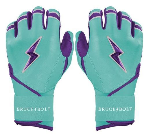 ブルースボルト　野球　ソフトボール　バッティンググローブ　ロングカフ　ティール　Ketel Marte Signature Series Long Cuff Batting Gloves - Teal