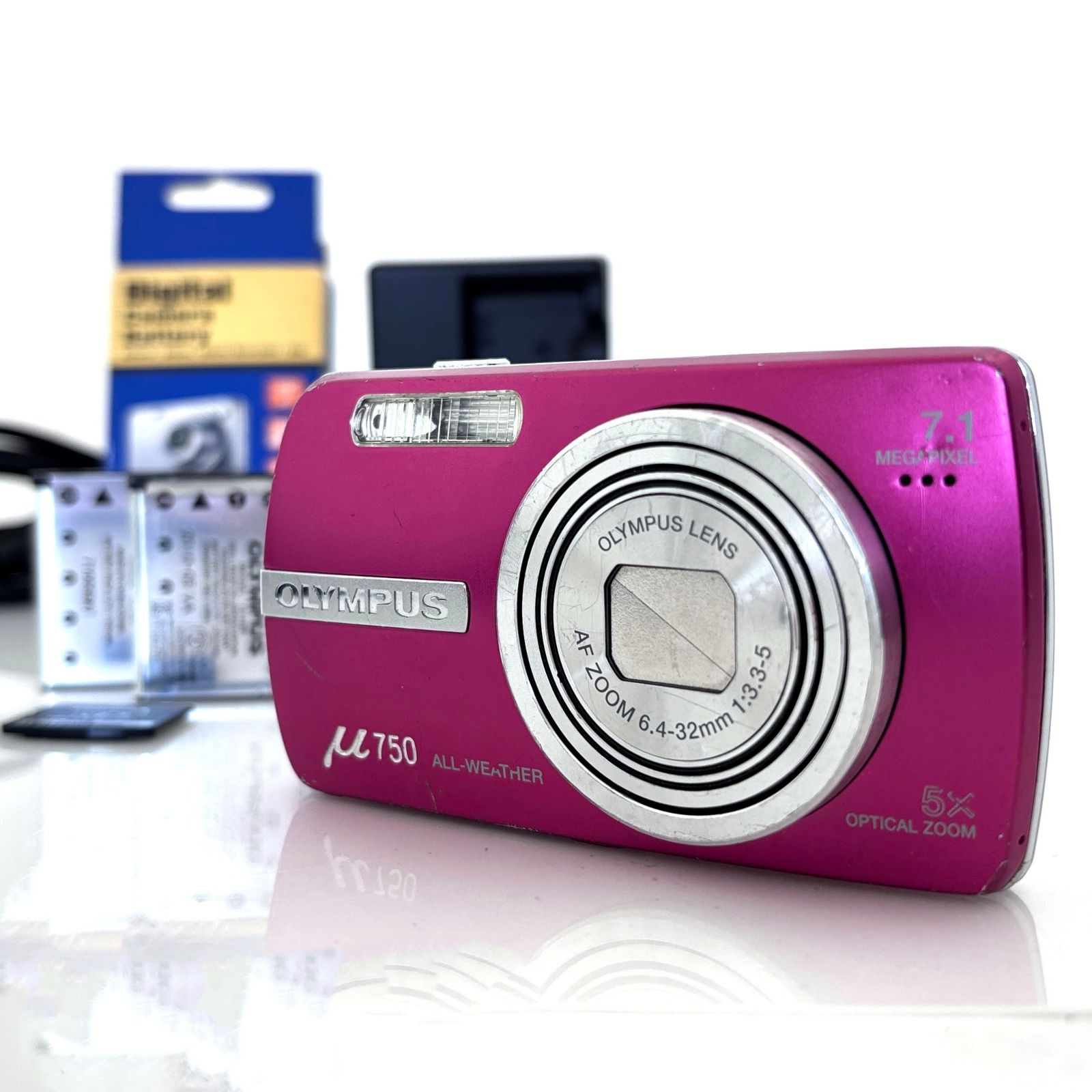 OLYMPUS μ750 デジカメ picture card付属 完動品 OLYMPUS Digital 