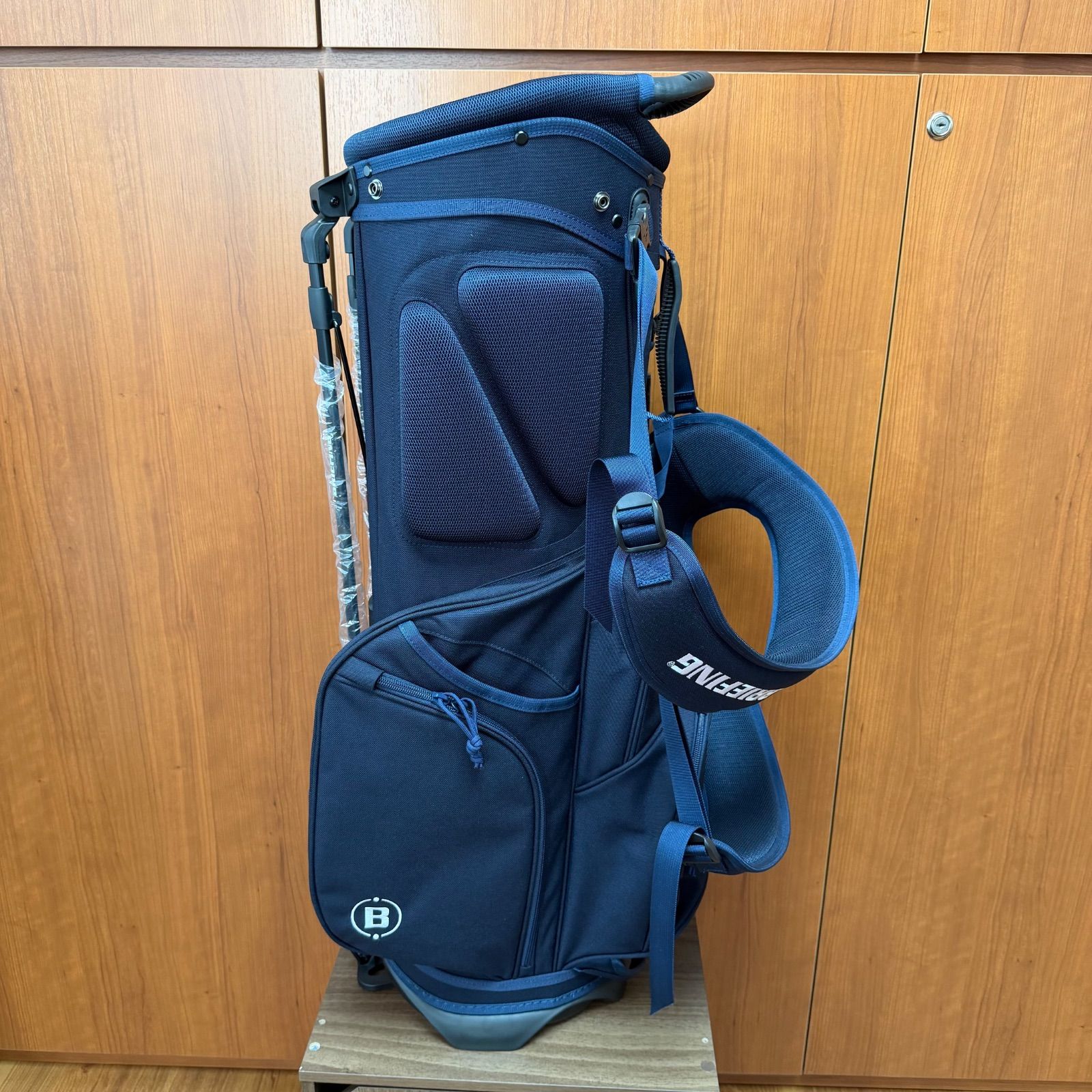 新品・未使用】BRIEFING GOLF キャディバッグ CR-4 #03 1000D ネイビー