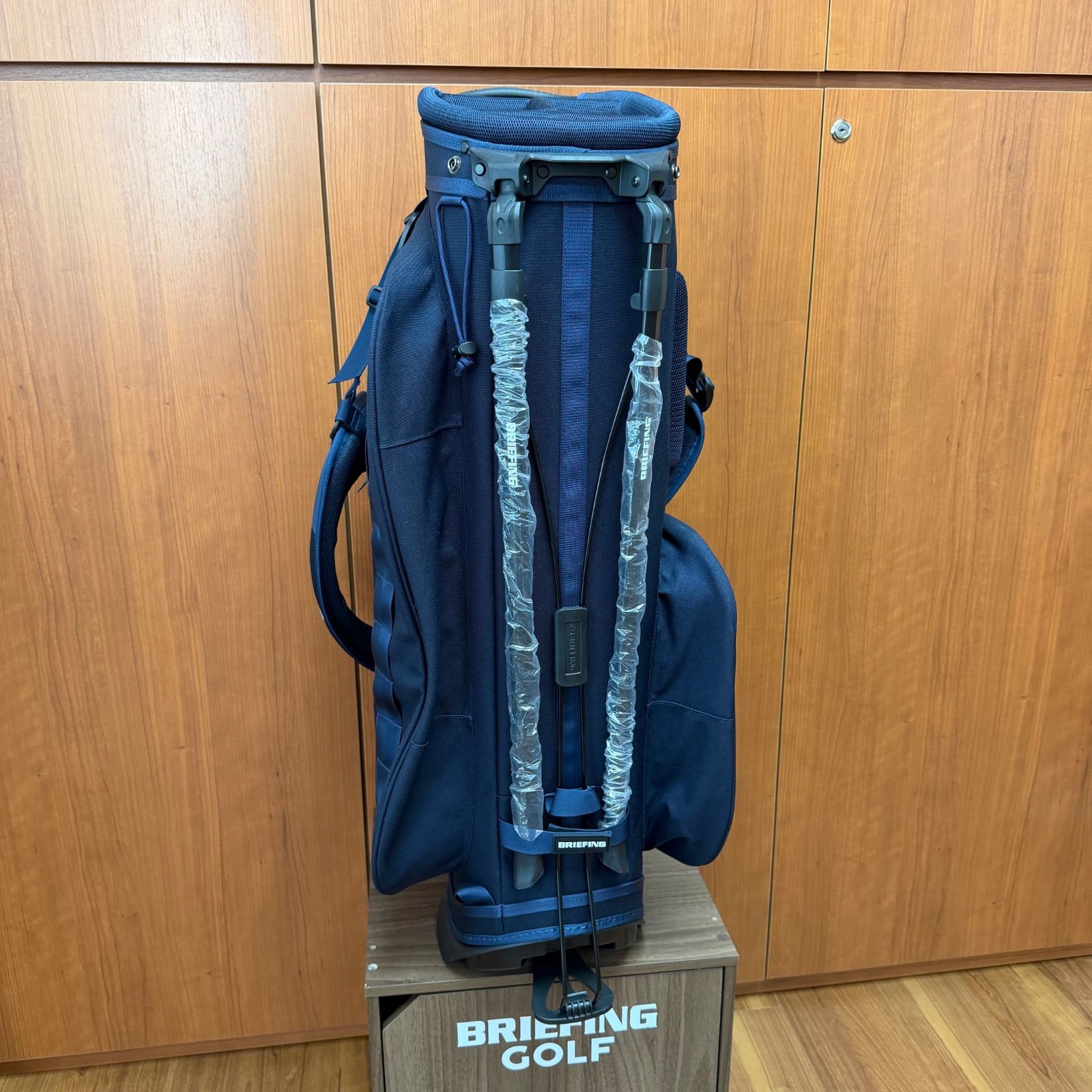新品・未使用】BRIEFING GOLF キャディバッグ CR-4 #03 1000D ネイビー
