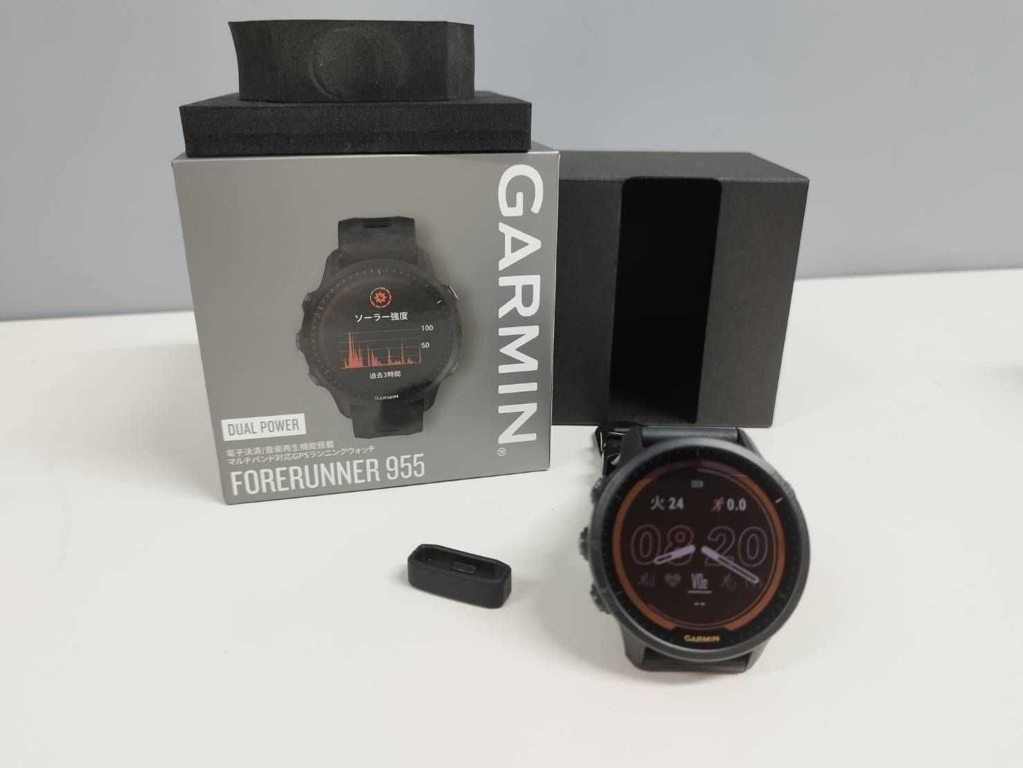 良品】GARMIN FORERUNNER 955/010-02638-D0/GPSランニングウォッチ 