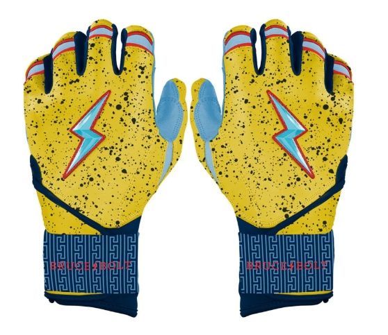 ブルースボルト　野球　ソフトボール　バッティンググローブ　ロングカフ　イエロー　Lars Nootbaar Signature Series Long Cuff Batting Gloves - Yellow