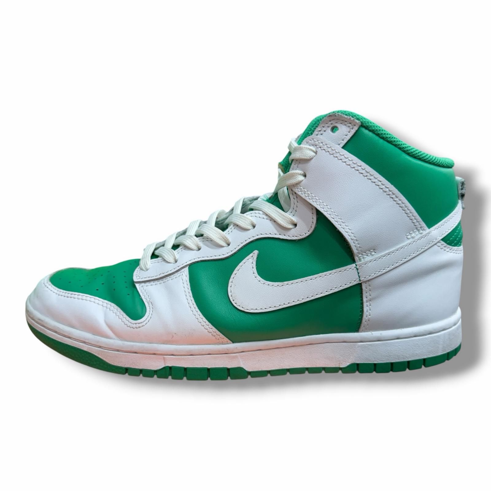 ナイキ ダンク ハイ グリーンホワイト [ナイキ] DUNK HIGH RETRO 