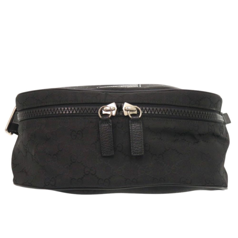 美品 グッチ ボディバッグ 5096643 GGナイロン ブラック ウエストバッグ 黒 1164【中古】GUCCI 美品 グッチ ボディバッグ 5096643 GGナイロン ブラック ウエスト