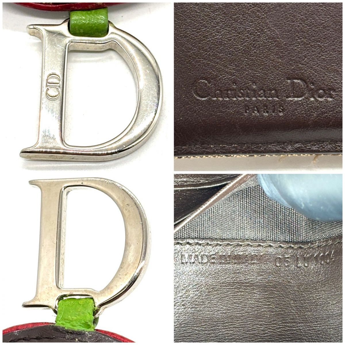 記憶を纏うモノグラム】 Christian Dior 三つ折り財布 ラスタ 