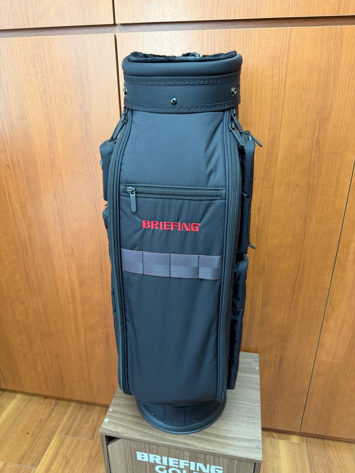 新品・未使用】BRIEFING GOLF キャディバッグ CR-6 #03 ブラック