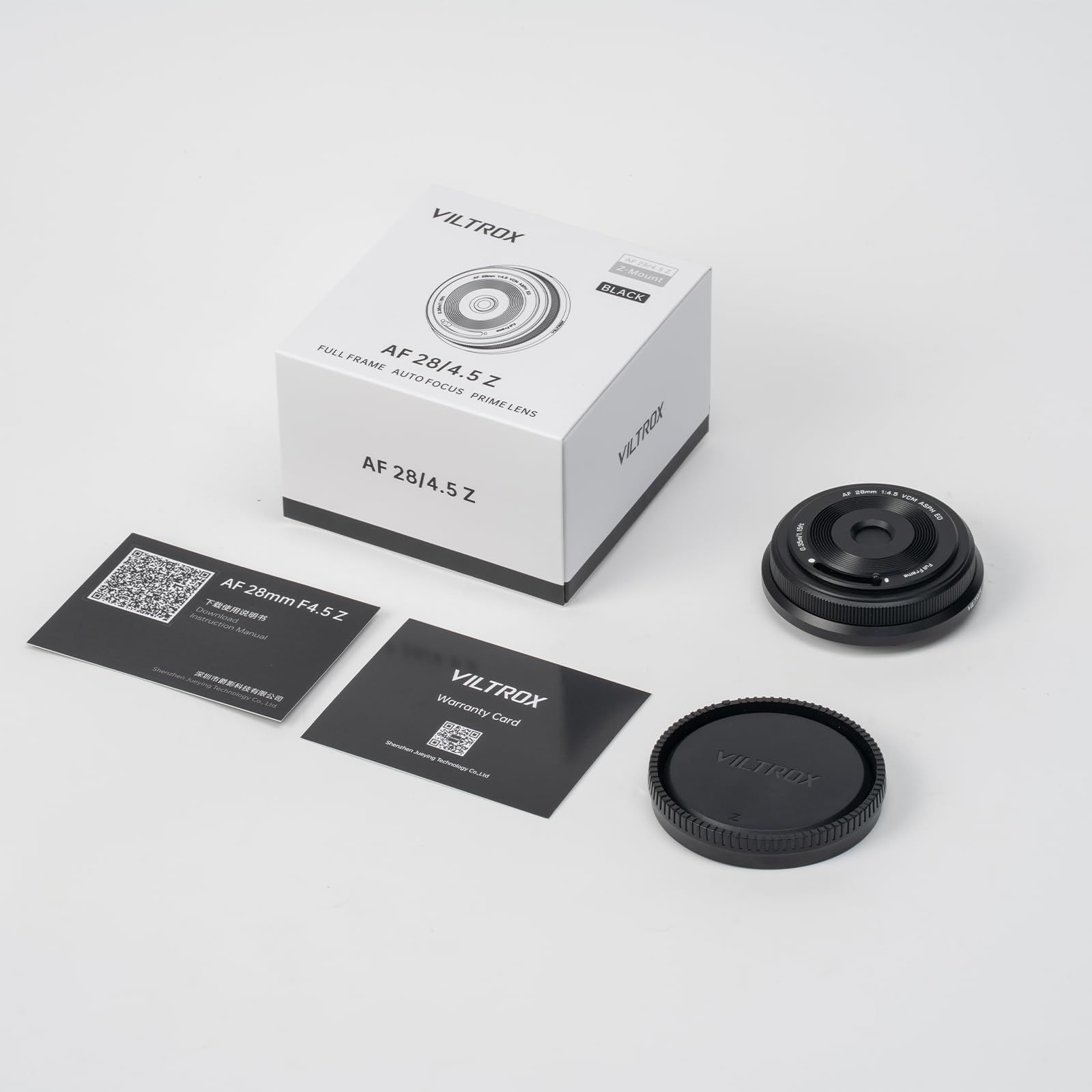 新品 VILTROX AF 28mm F4.5 Zマウント 超薄型広角レンズ フルサイズ 